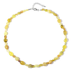 Collana in argento con Opale Giallo