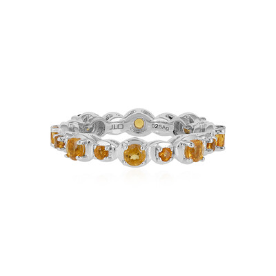 Anello in argento con Citrino