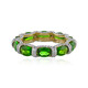 Anello in oro con Diopside Russo (Adela Gold)