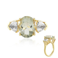 Anello in argento con Ametista Verde