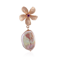 Ciondolo in argento con Perla d'Acqua Dolce Rosa (TPC)
