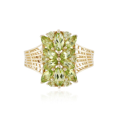 Anello in oro con Peridoto (Ornaments by de Melo)