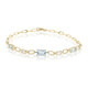 Bracciale in oro con Acquamarina Brasiliana AAA (CIRARI)