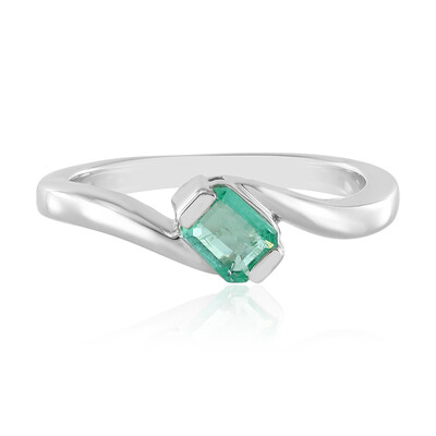 Anello in argento con Smeraldo Etiope