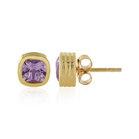 Orecchini in argento con Ametista Rose de France