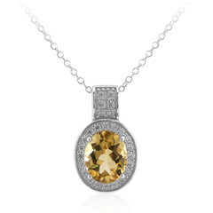 Collana in argento con Citrino