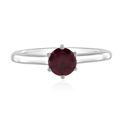 Anello in argento con Rodolite