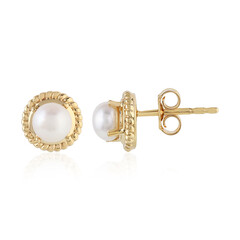 Orecchini in argento con Perla d'Acqua Dolce Bianca
