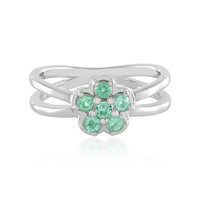 Anello in argento con Smeraldo Russo