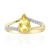 Anello in oro con Eliodoro