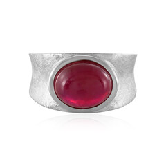 Anello in argento con Rubino del Madagascar