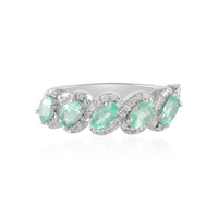 Anello in argento con Smeraldo Russo