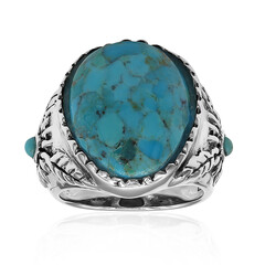 Anello in argento con Turchese Kingman Mohave Blu (Art of Nature)