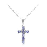 Collana in argento con Tanzanite