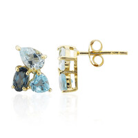 Orecchini in argento con Topazio Blu Cielo