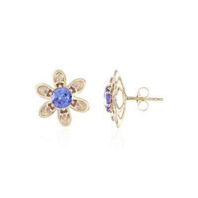 Orecchini in oro con Tanzanite