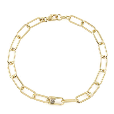 Bracciale in argento con Diamante Champagne VS1