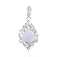 Ciondolo in argento con Agata Blue Lace