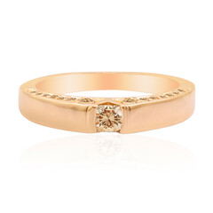 Anello in oro con Diamante Rose de France SI