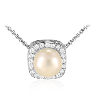 Collana in argento con Perla di Acqua Dolce