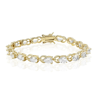 Bracciale in argento con Topazio Bianco