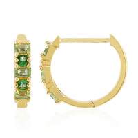 Orecchini in argento con Peridoto della Birmania