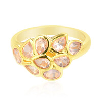 Anello in argento con Quarzo Rosa