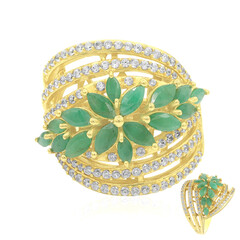 Anello in argento con Smeraldo