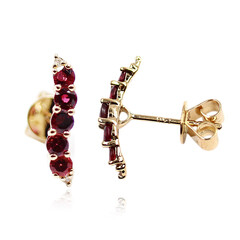 Orecchini in oro con Spinello Rosso
