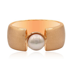 Anello in argento con Perla di Acqua Dolce (TPC)