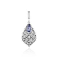 Ciondolo in argento con Tanzanite (non riscaldata)