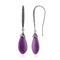 Orecchini in argento con Fosfosiderite (Annette classic)