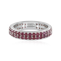 Anello in argento con Rodolite
