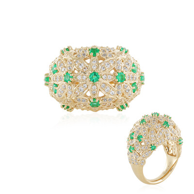 Anello in oro con Smeraldo Colombiano (de Melo)