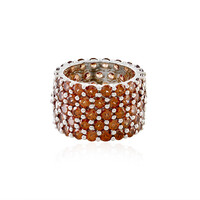 Anello in argento con Zircone Rosa