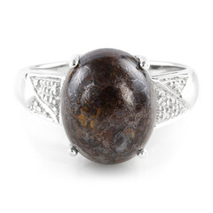 Anello in argento con Quarzo Dinosauro