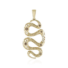 Ciondolo in oro con Diamante Champagne I2 (Ornaments by de Melo)
