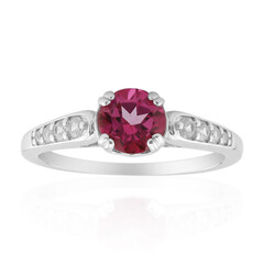 Anello in argento con Topazio Rosa