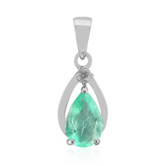 Ciondolo in argento con Smeraldo Etiope