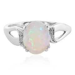 Anello in argento con Opale di Welo