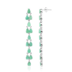 Orecchini in argento con Smeraldo