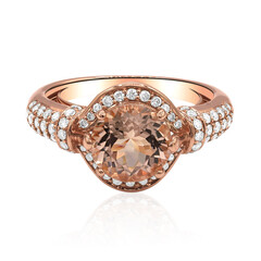 Anello in oro con Morganite