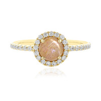 Anello in oro con Pietra del Sole Occhio di Gatto