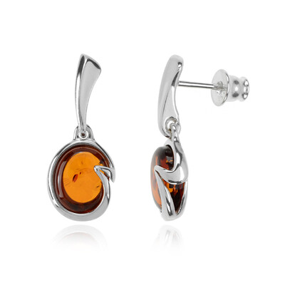 Orecchini in argento con Ambra Baltica (dagen)