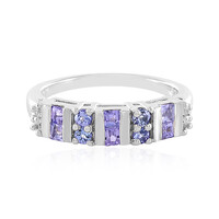 Anello in argento con Tanzanite