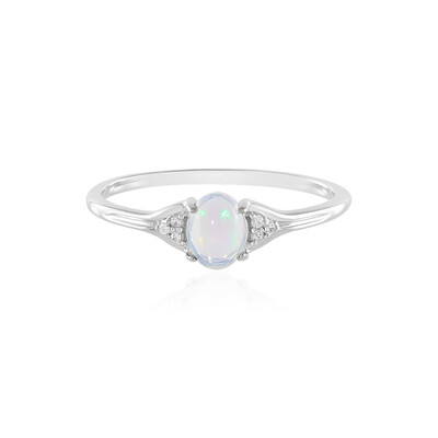 Anello in argento con Opale di Welo