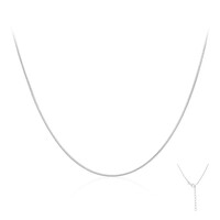 Catenina a serpente in argento - 42-47 cm - 2,5 g