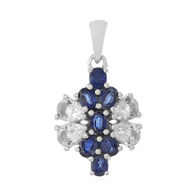 Ciondolo in argento con Topazio Bianco