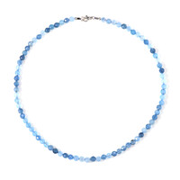 Collana in argento con Acquamarina Brasiliana