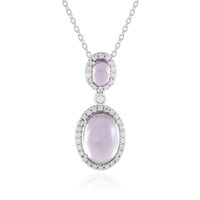 Collana in argento con Ametista Rose de France